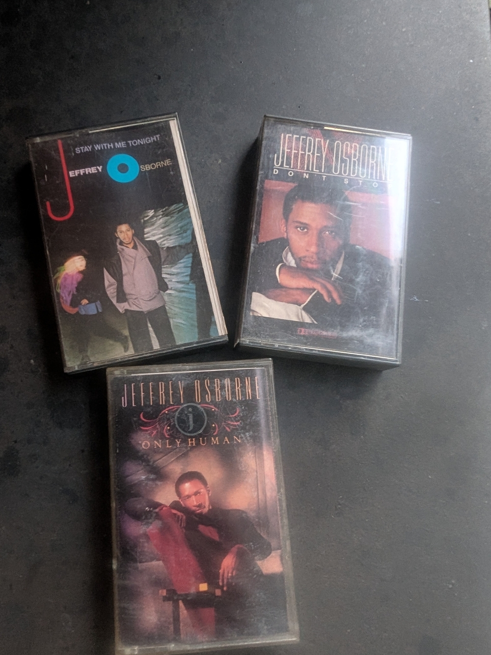 Cassette Tape Collection - Jeffrey Osborne Bundle Of Three